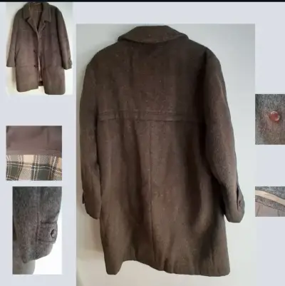Abrigo de alpaca para hombre talla L - miniatura 2