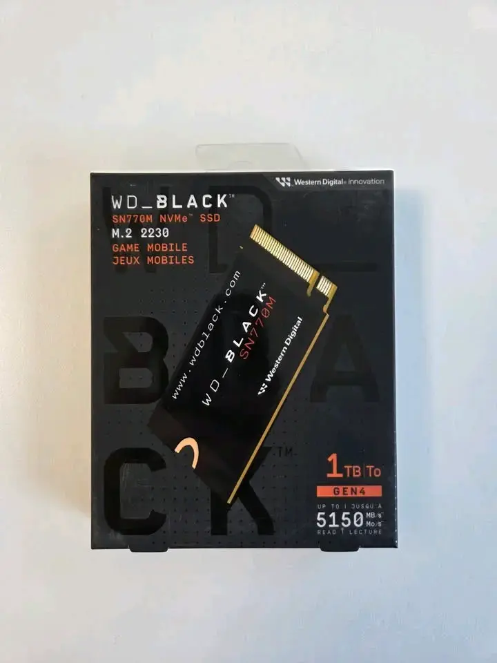 SSD WD Black SN770M NVMe 1TB Gen4