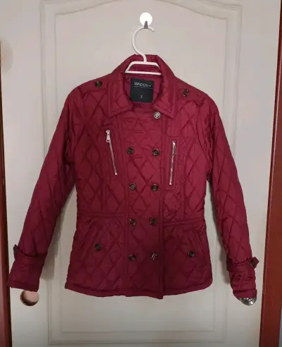 Chaqueta acolchada burdeos Wados mujer - miniatura 2