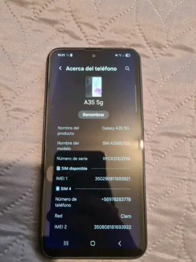 Samsung Galaxy A35 5G en buen estado - miniatura 1