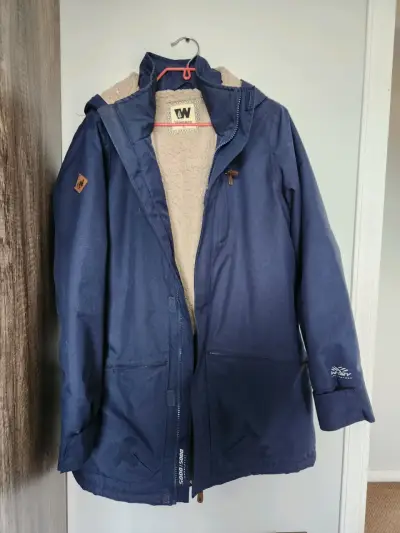 Parka azul impermeable weinbrenner - miniatura 1