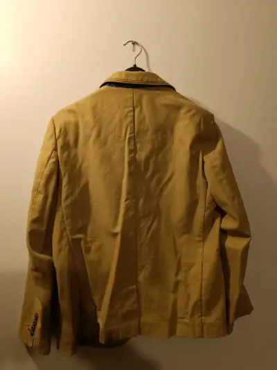Blazer amarillo mostaza para hombre - miniatura 1