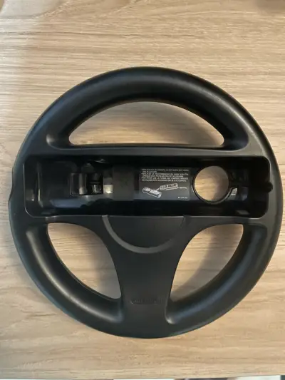Volante Wii negro para videojuegos - miniatura 2
