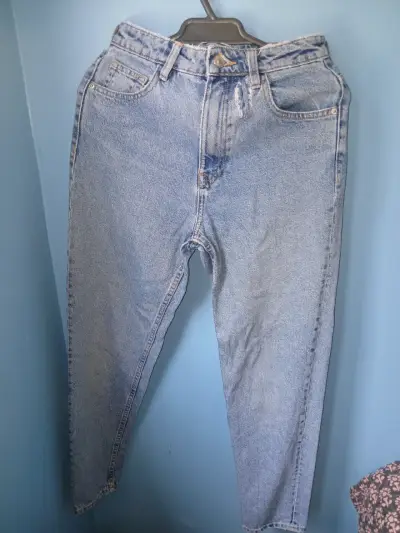 Jeans azul clásico para mujer - miniatura 6
