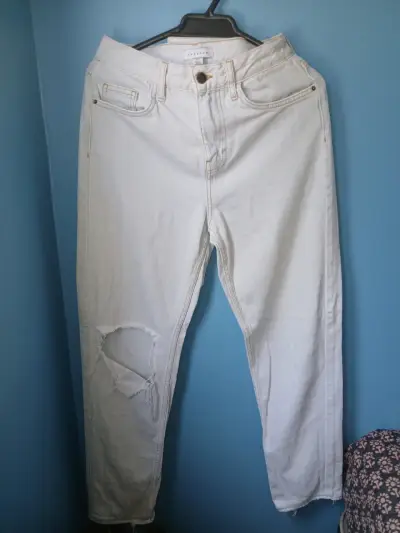 Jeans oscuros para mujer en buen estado - miniatura 3