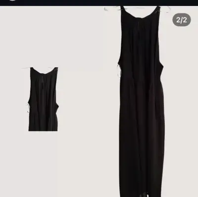 Vestido negro elegante con etiqueta - miniatura 2