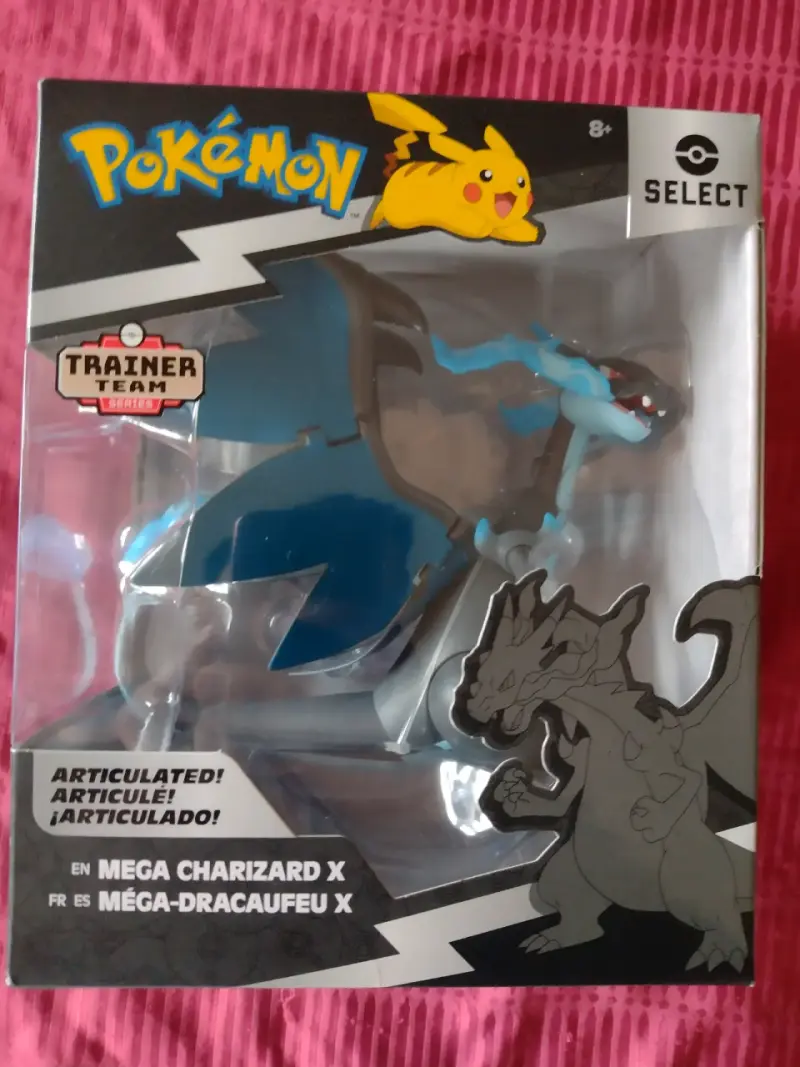 Figura articulada Pokémon Mega Charizard X - 1