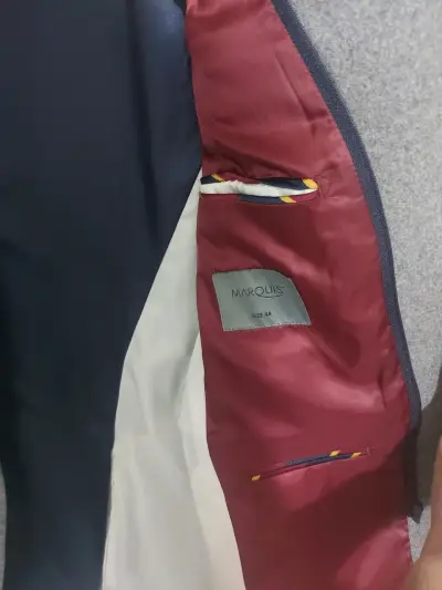 Blazer gris elegante marquis para hombre - miniatura 3
