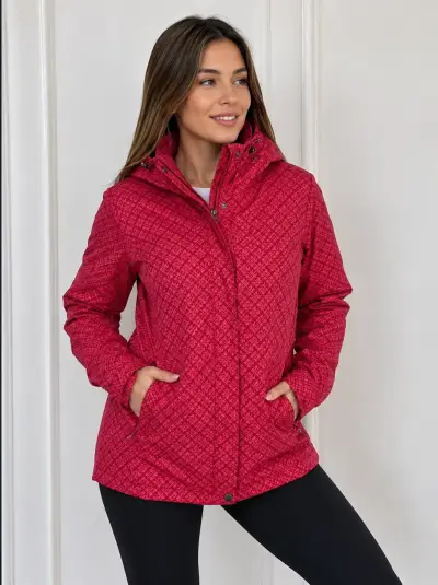 Parka Columbia Omni-Tech roja mujer - miniatura 1
