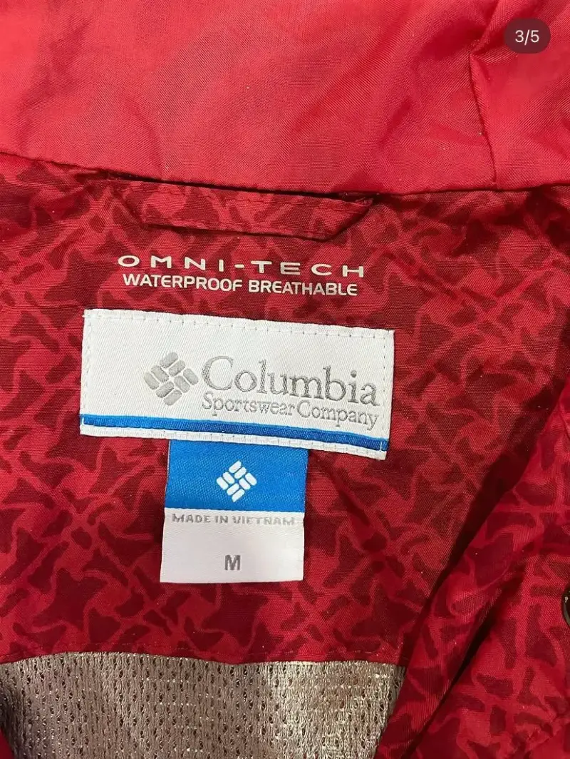 Parka Columbia Omni-Tech roja mujer - 4