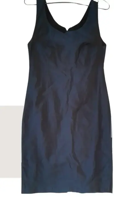Vestido azul elegante sin mangas - miniatura 1