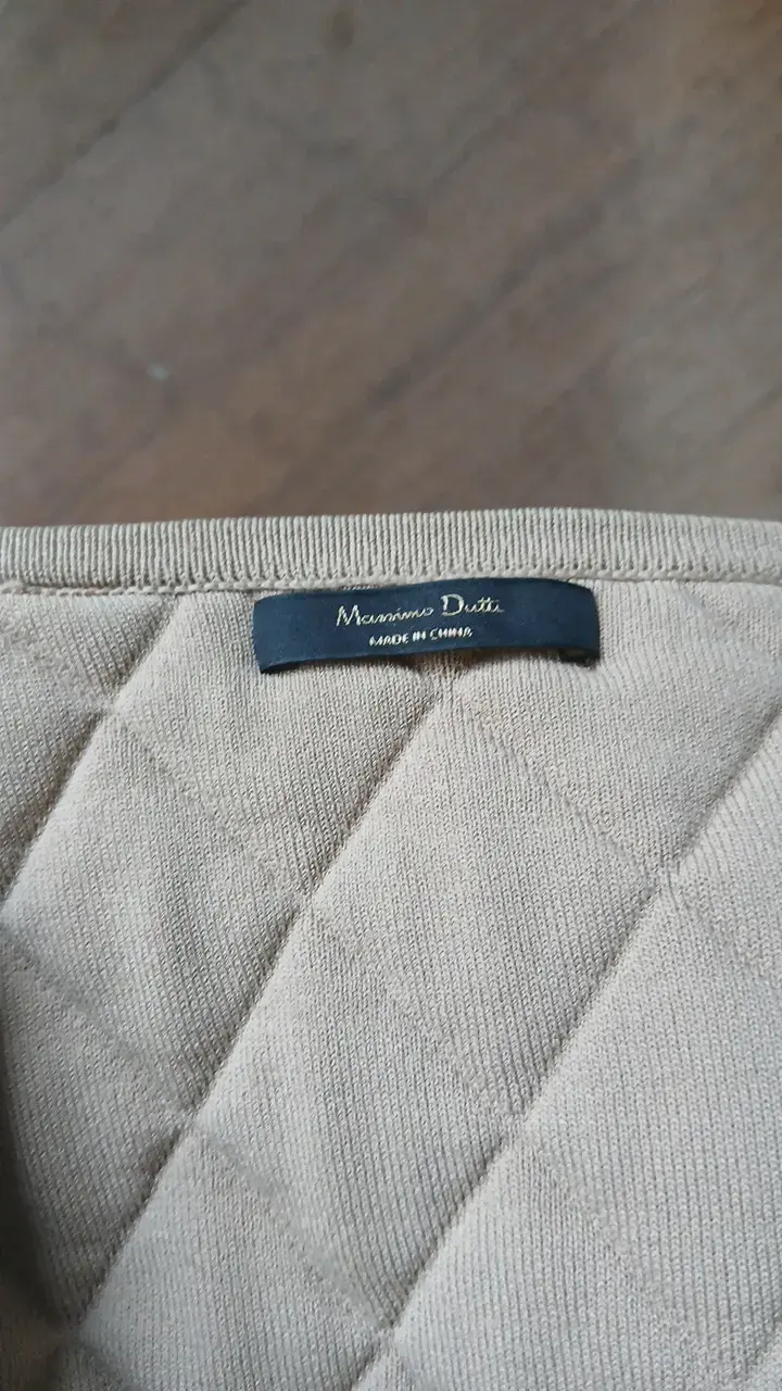 Sweater beige Massimo Dutti acolchado - 1