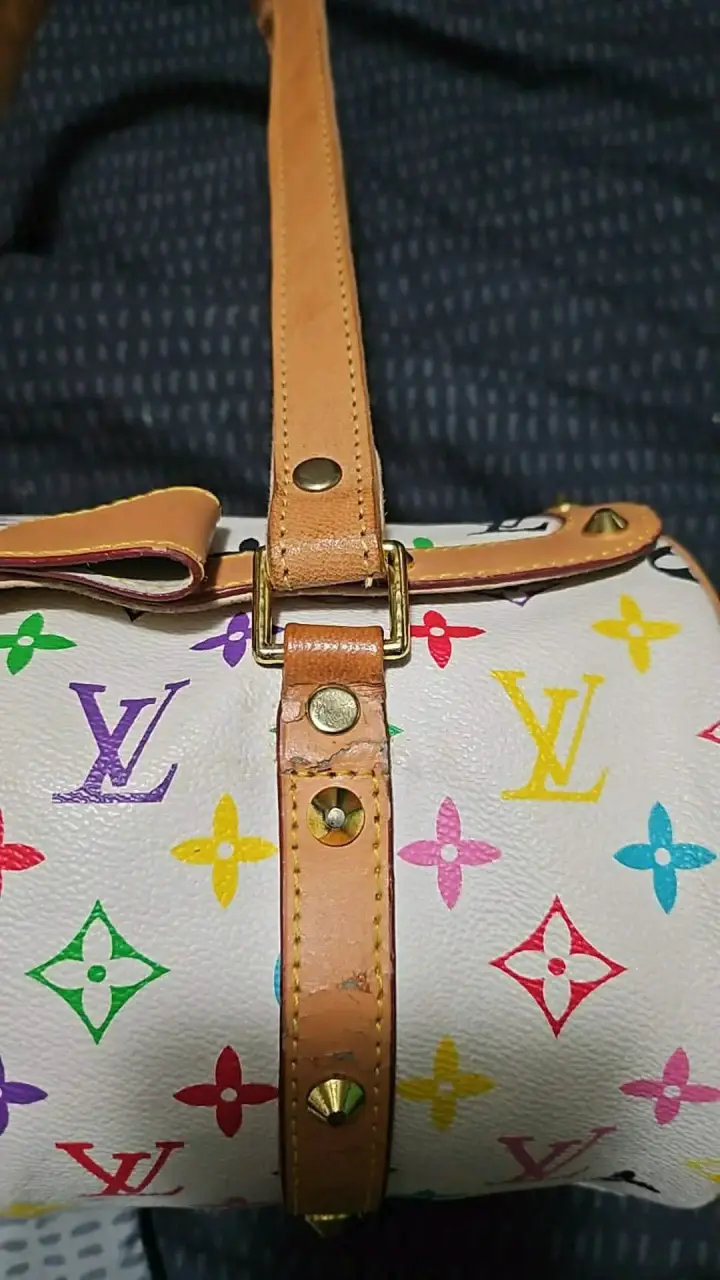 Bolso de mano multicolor con monograma - 2