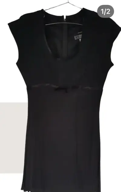 Vestido negro elegante - miniatura 1