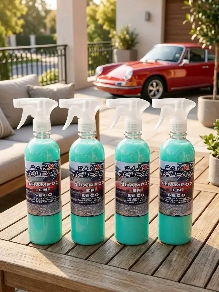 Pack X4 Shampoo en seco Panxo Clean para autos - 1