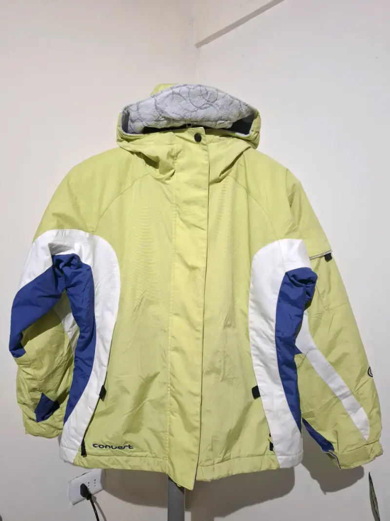 Chaqueta de invierno Convert verde y azul