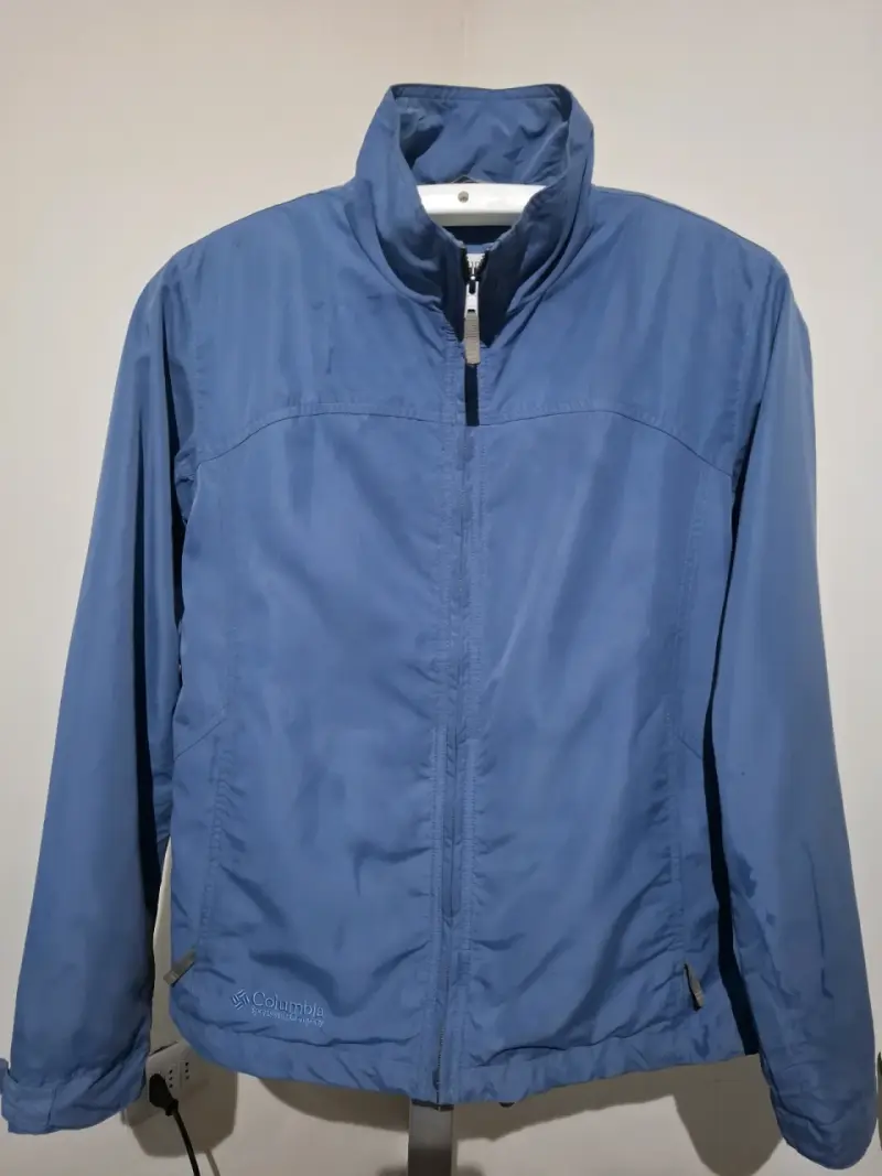 Chaqueta Columbia azul impermeable para hombre
