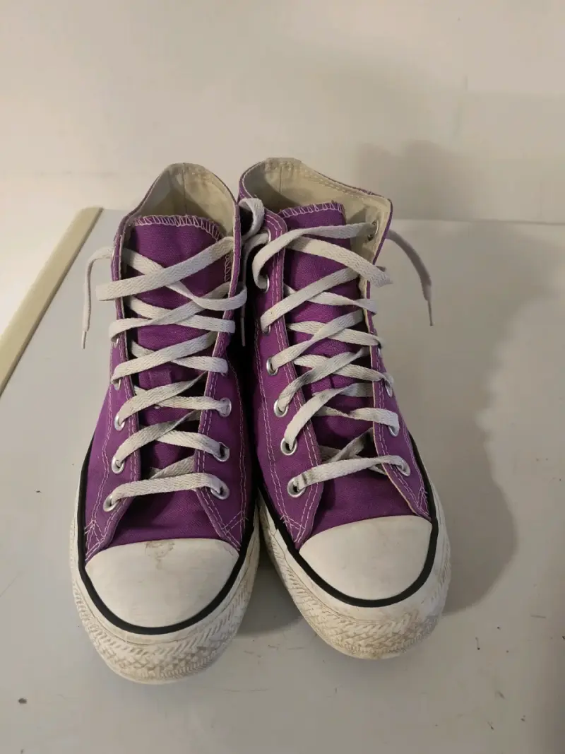 Zapatillas altas moradas estilo urbano Converse - 3