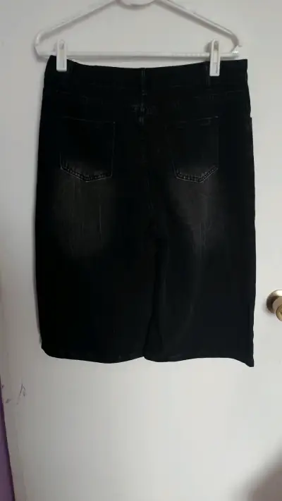 Shorts de mezclilla oversize - miniatura 1