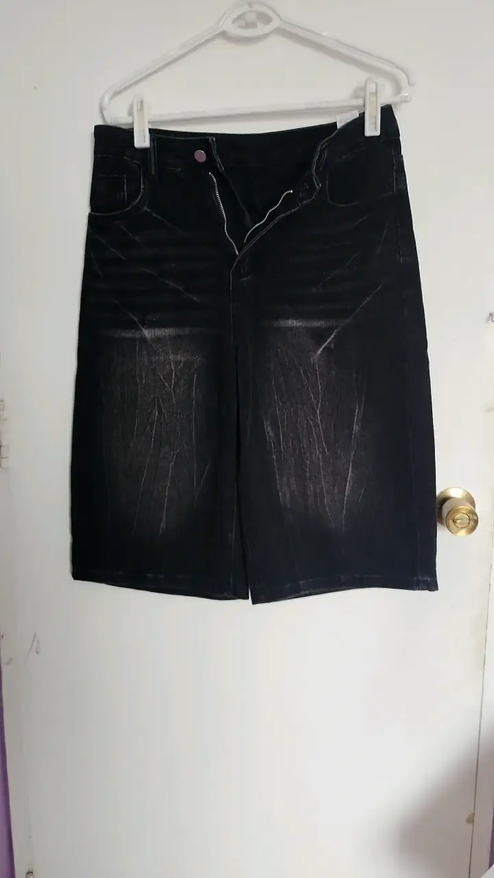 Shorts de mezclilla oversize - 2