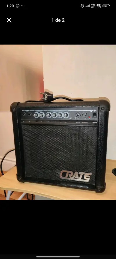 Amplificador Crate KX-15 para guitarra - miniatura 1