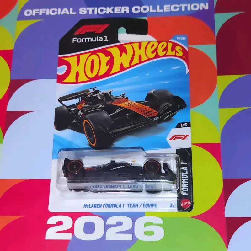 Hot Wheels formula 1 mclaren team equipe