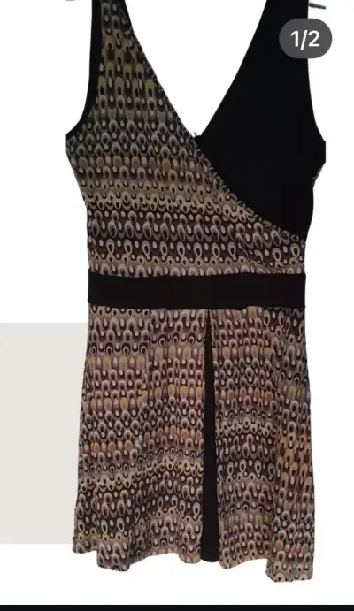 Vestido estampado sin mangas - miniatura 1