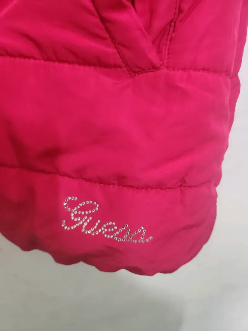 Chaqueta acolchada rosa para niña talla 6 - 4