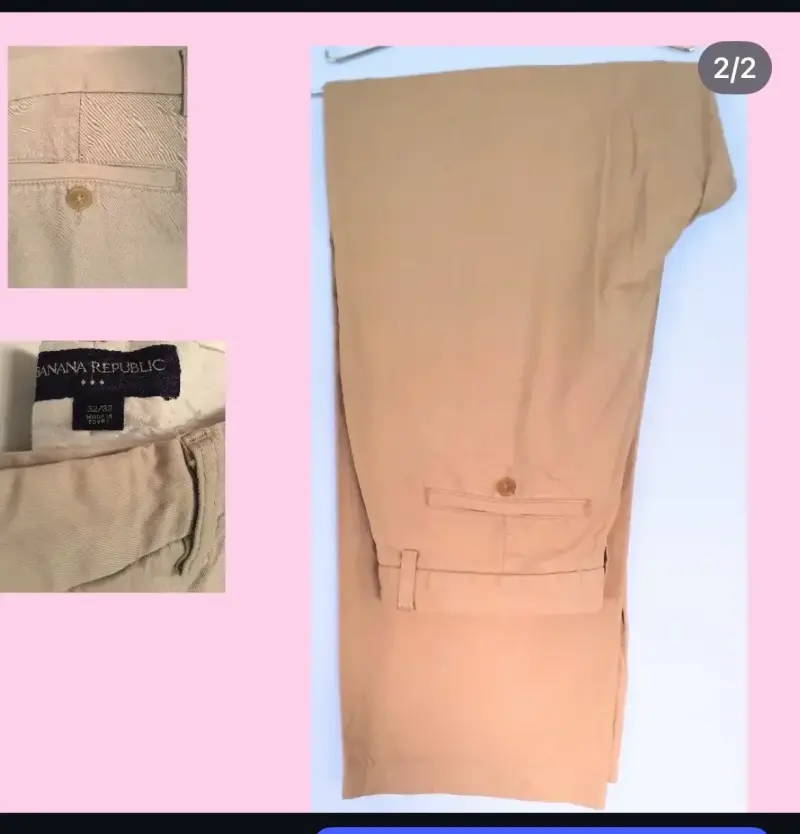 Pantalones Banana Republic beige talla 32/32