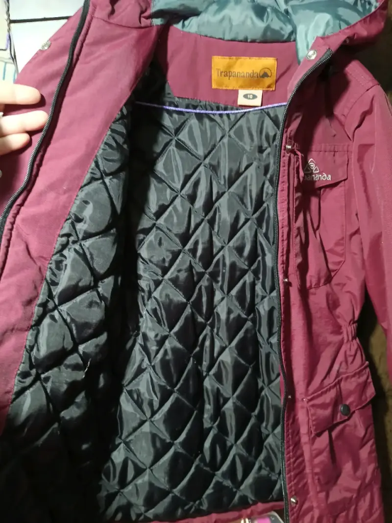 Parka impermeable burdeo marca Trapanda - 2