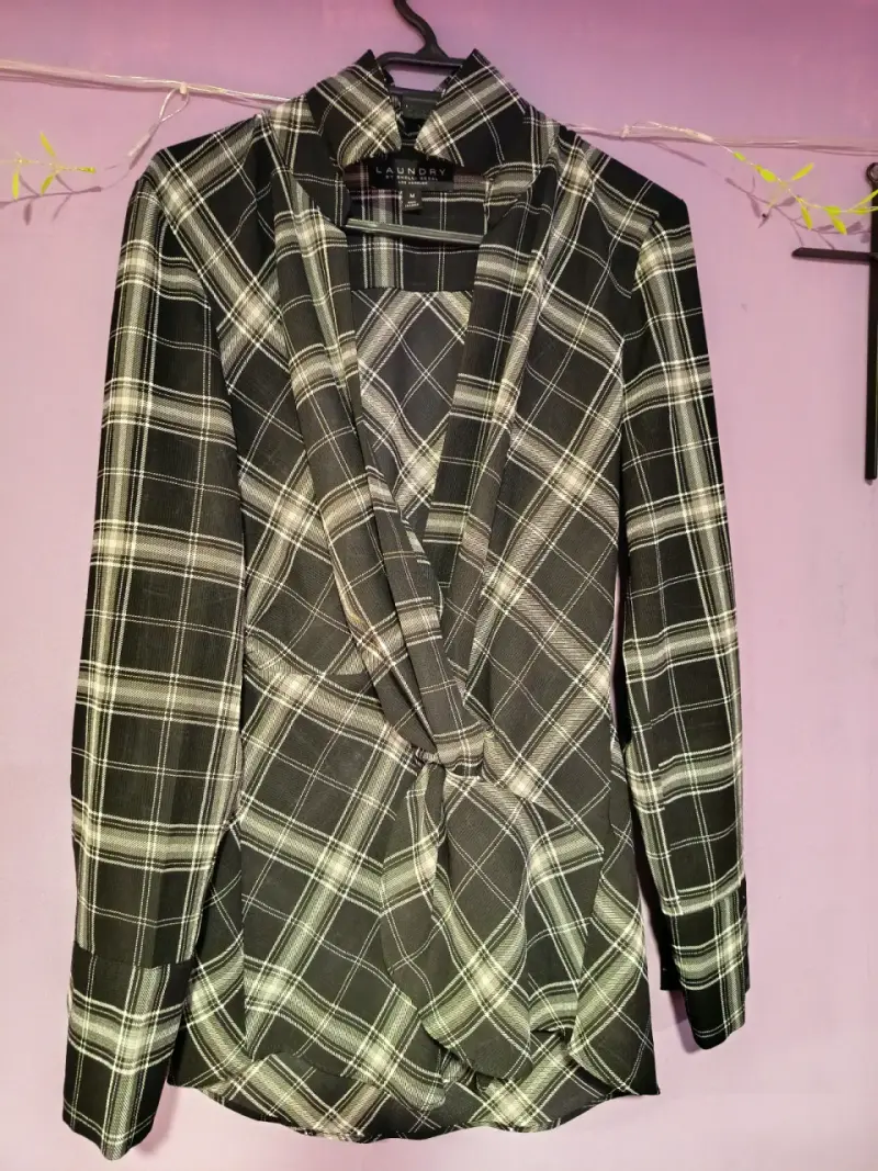 Blusa a cuadros Laundry by Shelli Segal - 1