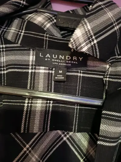 Blusa a cuadros Laundry by Shelli Segal - miniatura 2
