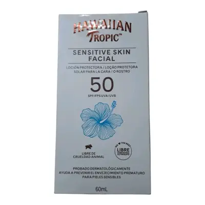 Protector solar facial Hawaiian Tropic SPF 50 - miniatura 1