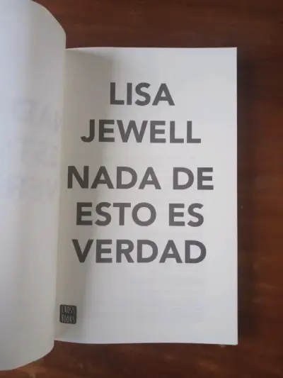 Nada de esto es verdad, Lisa Jewell. Libro. - miniatura 4