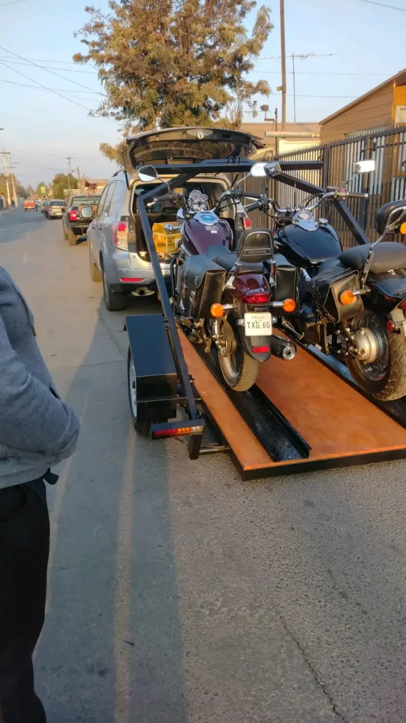 Remolque para motos con rampa incluida - 1