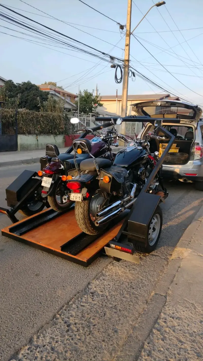 Remolque para motos con rampa incluida - 2