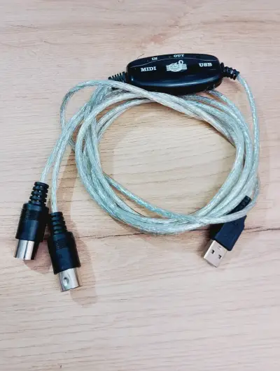 Cable adaptador MIDI a USB para música - miniatura 1