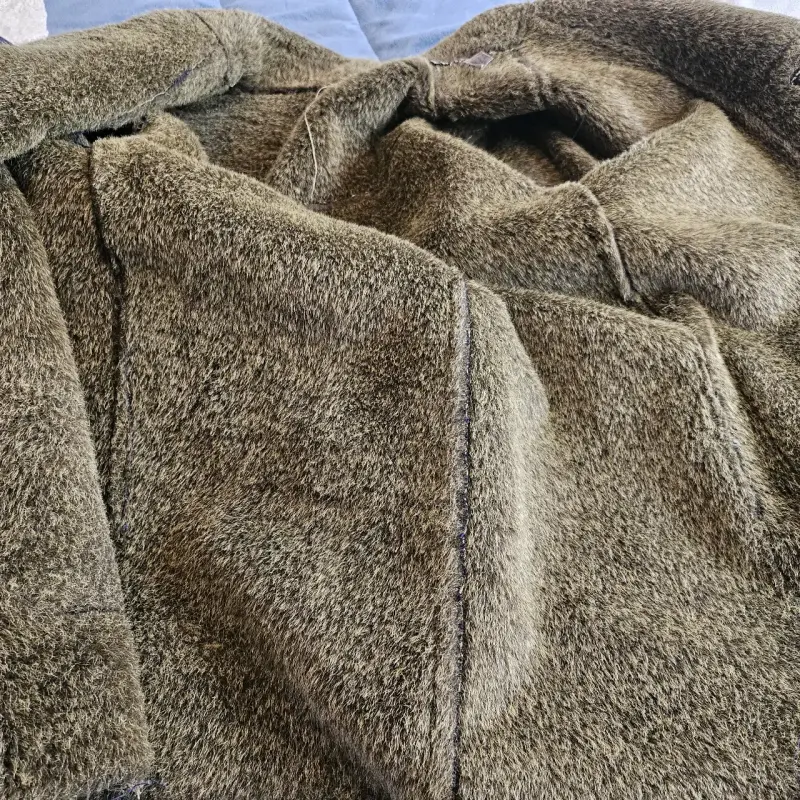 Abrigo de mezclilla con forro peludo - 5