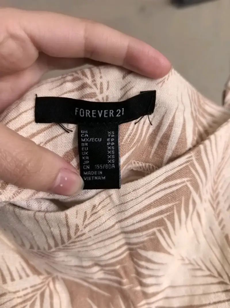 Top corto de forever 21 - 2