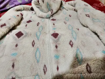 Manta de felpa a cuadros multicolor - miniatura 2
