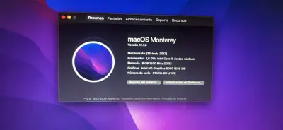 MacBook Air 2017 con macOS Monterey - miniatura 1