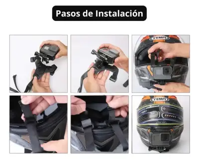 Soporte de cámara para casco de motocicleta - miniatura 5