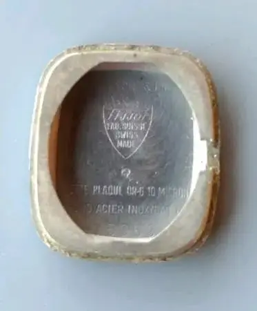 Reloj Tissot vintage dorado con correa de cuero - 5