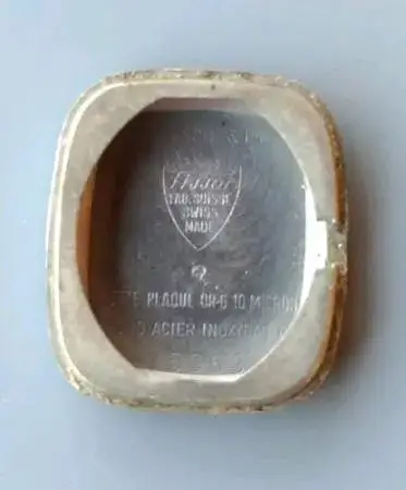 Reloj Tissot vintage dorado con correa de cuero - miniatura 5