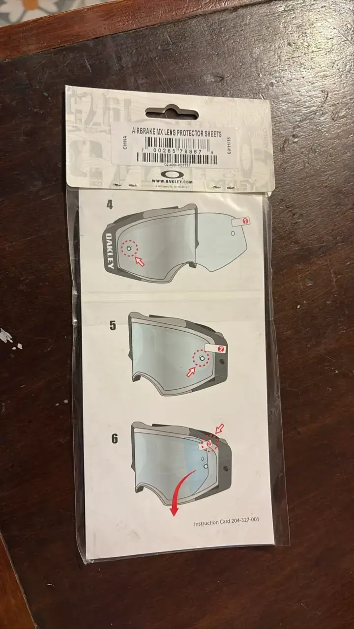 Láminas protectoras Oakley Airbrake MX - 1