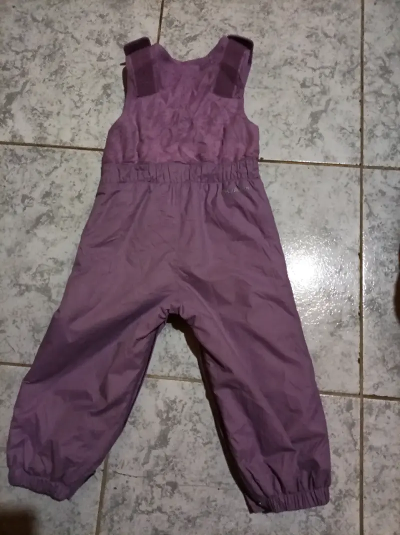Overol infantil morado impermeable - 2