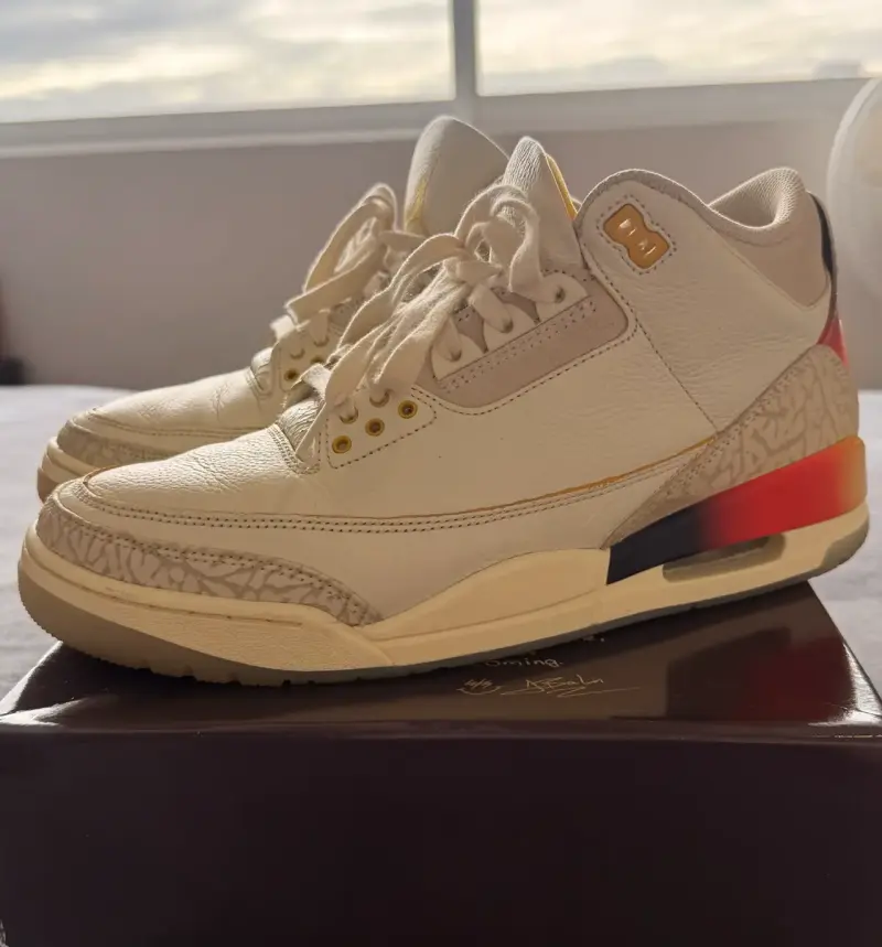 Zapatillas Air Jordan 3 Retro SP blancas - 2