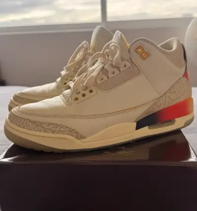 Zapatillas Air Jordan 3 Retro SP blancas - miniatura 2