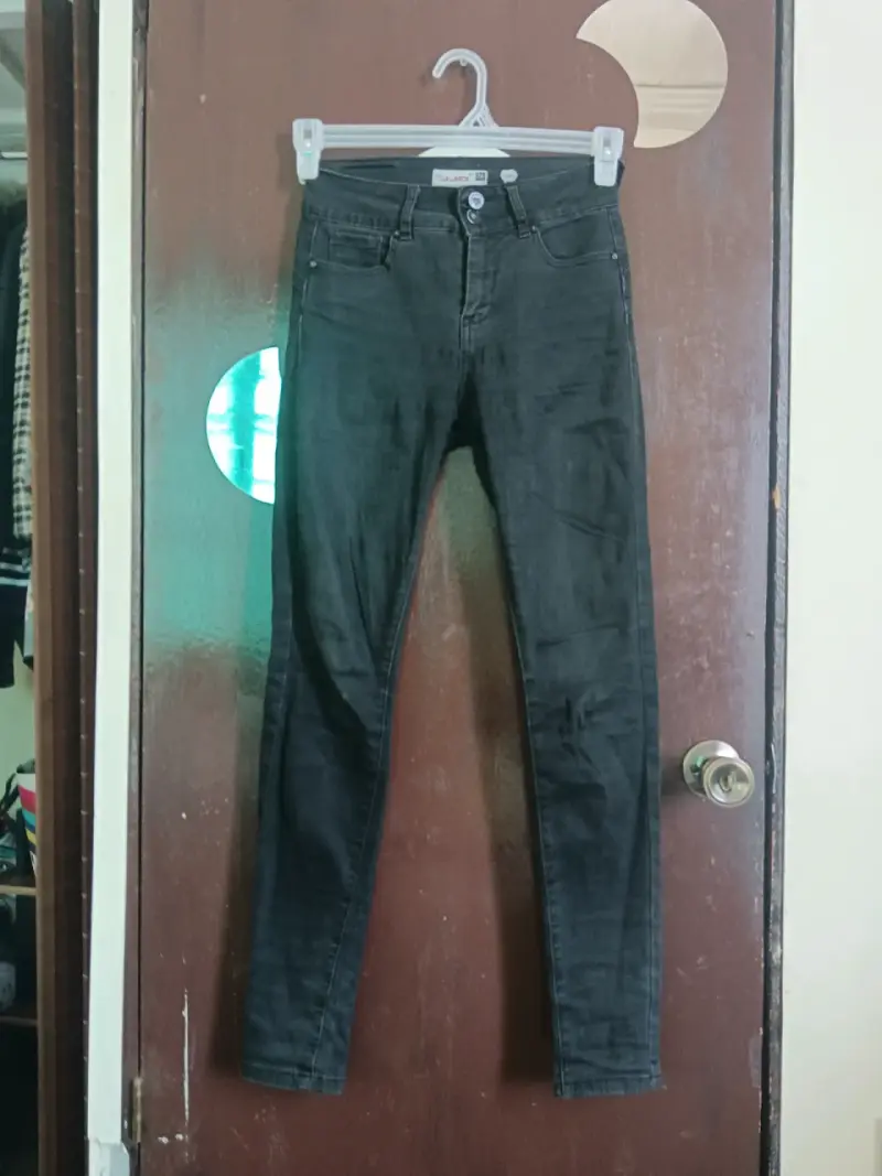 Jeans negros ajustados JJO para mujer - 3