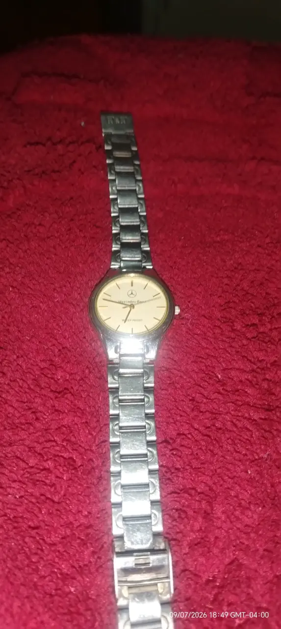 Reloj Mercedes Benz clásico de acero inoxidable - 1